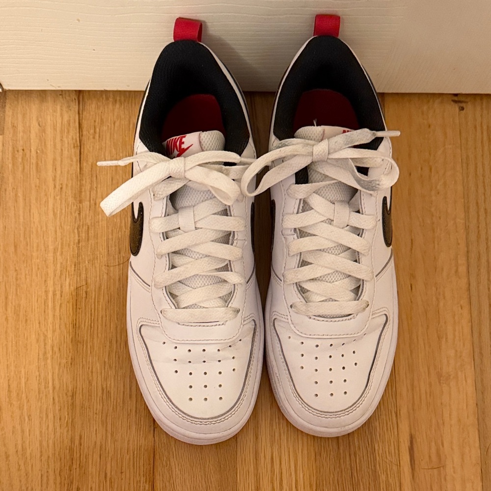 Nike Court Borough 2 SE Low White Very Berry for youth size 5 - Picture 6 of 9